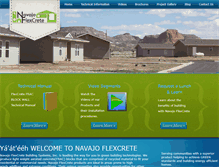 Tablet Screenshot of navajoflexcrete.com